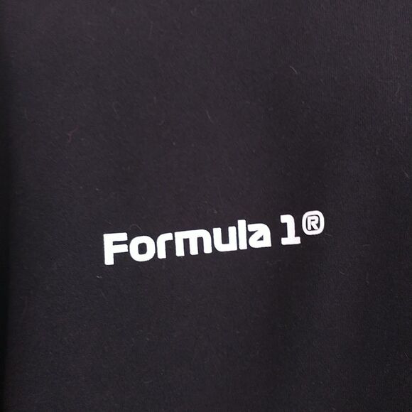 Formula 1 Hoodie Sweatshirt Sweater Mens L Loose Fit Black Casual Racing - Picture 7 of 12